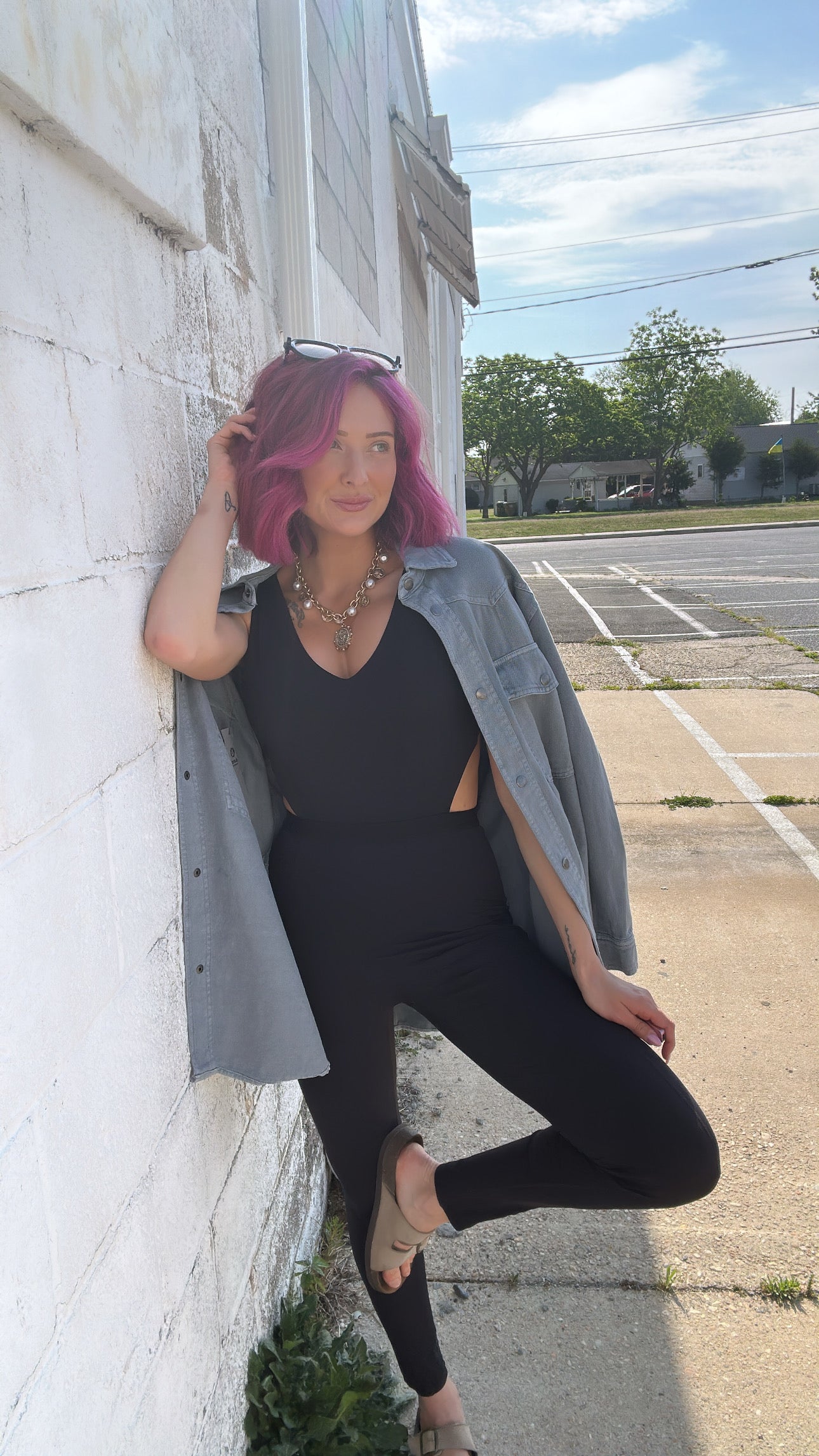 Criss Cross Athleisure Jumpsuit