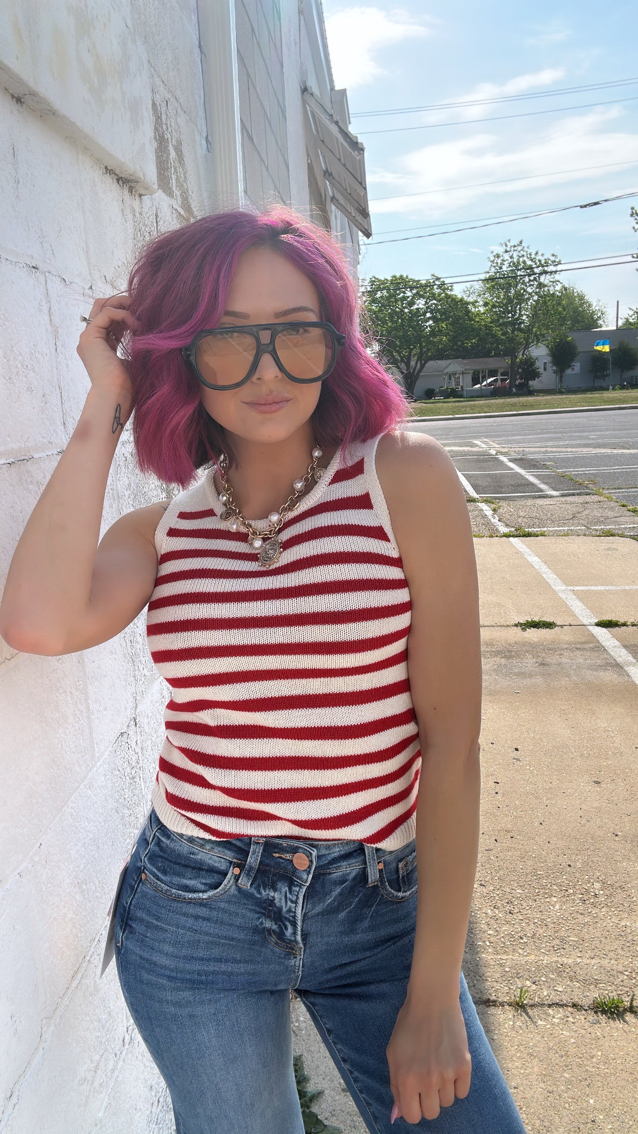 East Coast Stripe Tank