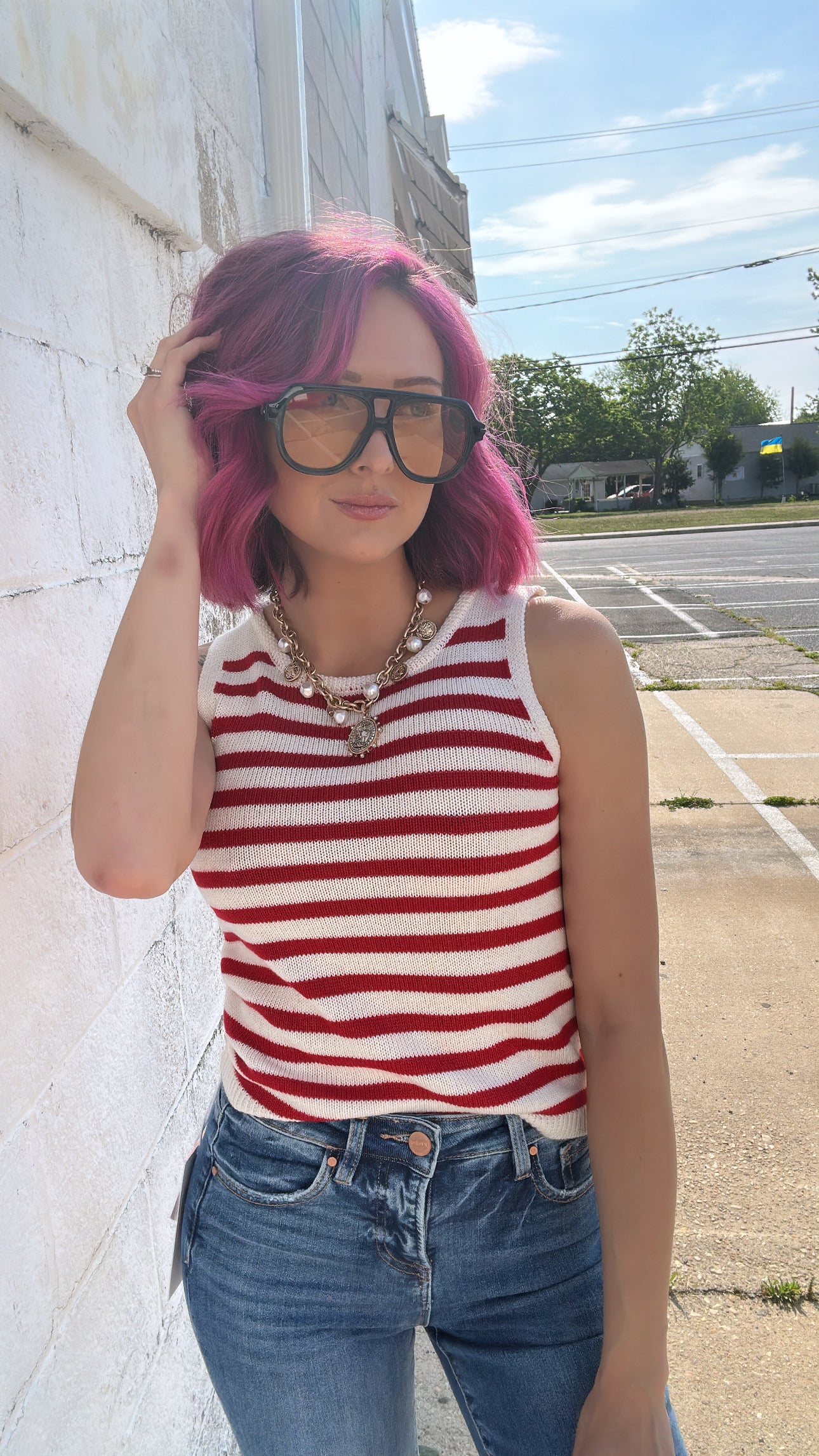 East Coast Stripe Tank