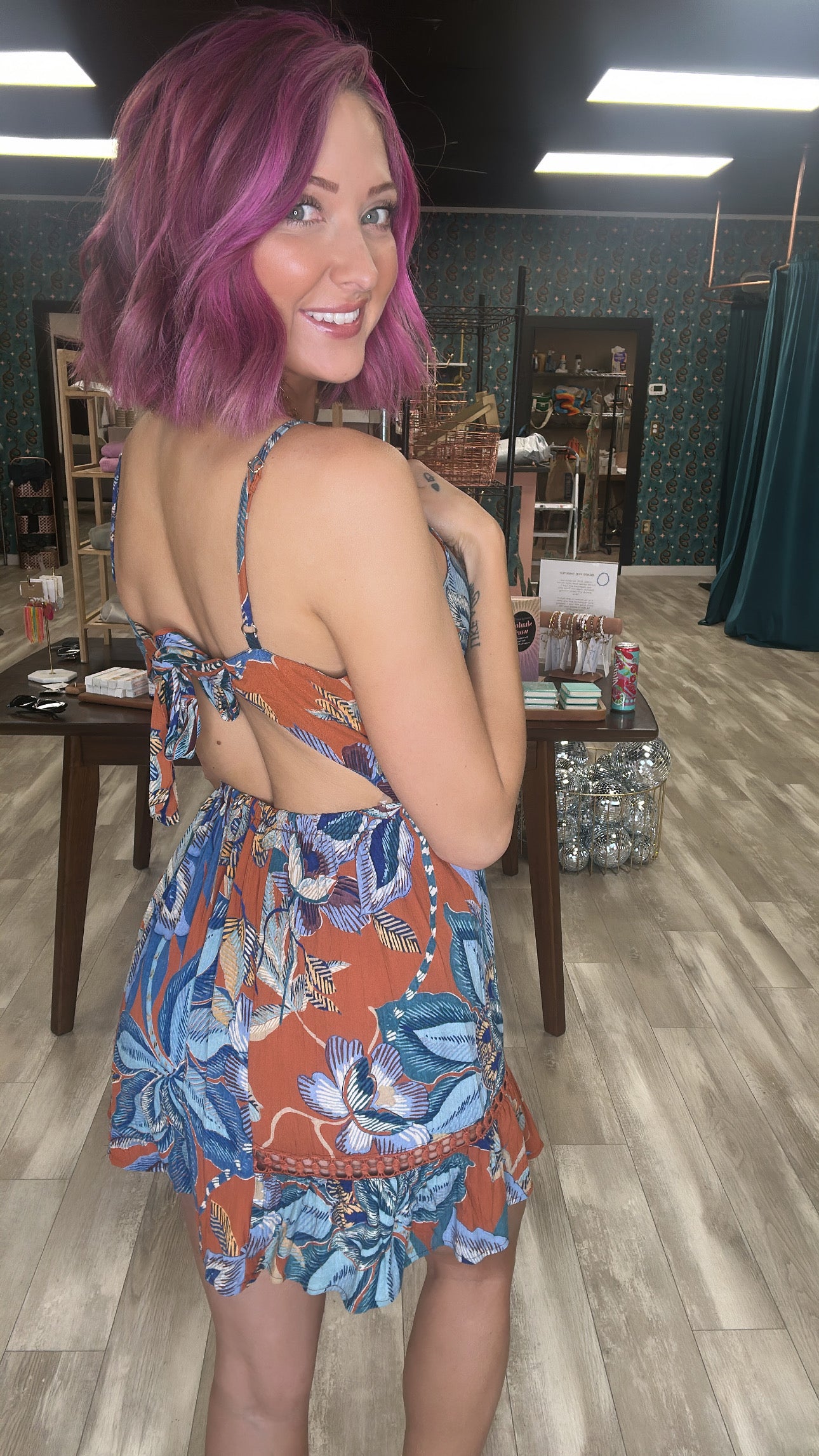 Talk Of Tropics Romper