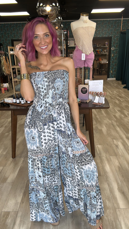 Sail Away Boho Jumpsuit